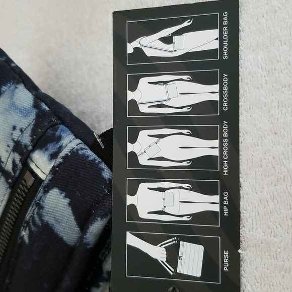 New Think Royln Tie-Dye Denim Bum Bag - Picture 10 of 13